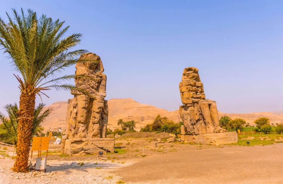 Colossal Memnon statues