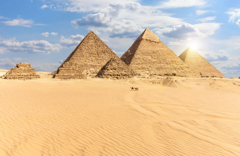 Discover the pyramids now on a luxurious trip to Egypt.