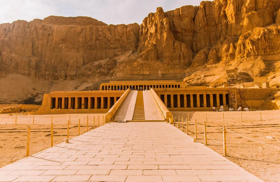 The mortuary temple of Hatshepsut is a mortuary temple built during the reign of Pharaoh Hatshepsut