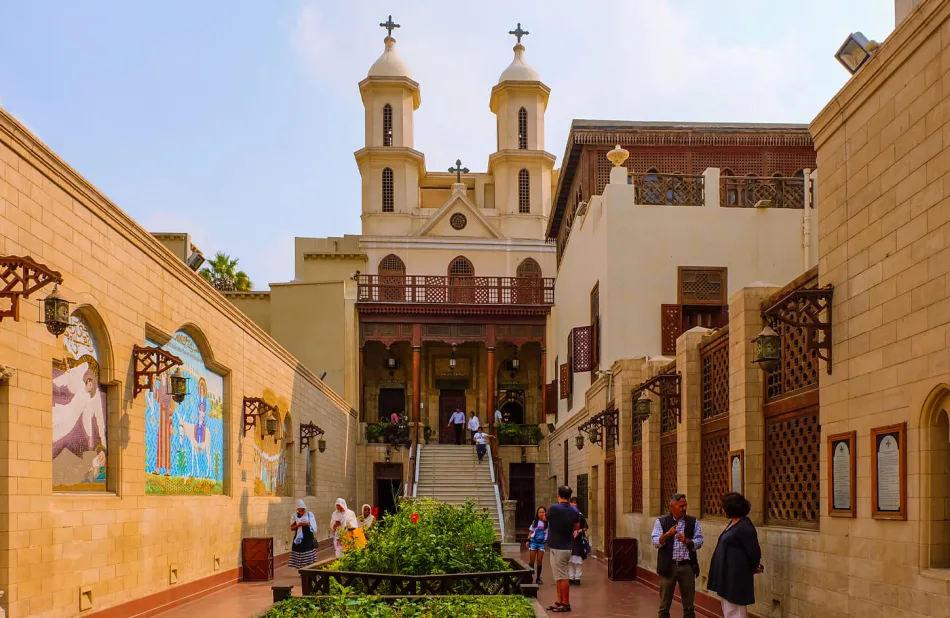 Saint Virgin Mary's Coptic Orthodox Church, also known as the Hanging Church