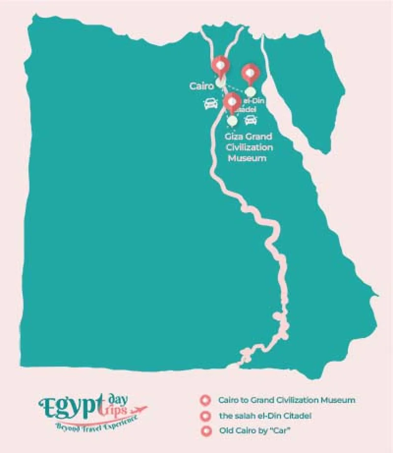 Cairo day tour to Egyptian Civilization Museum, Cairo Citadel & Old Cairo