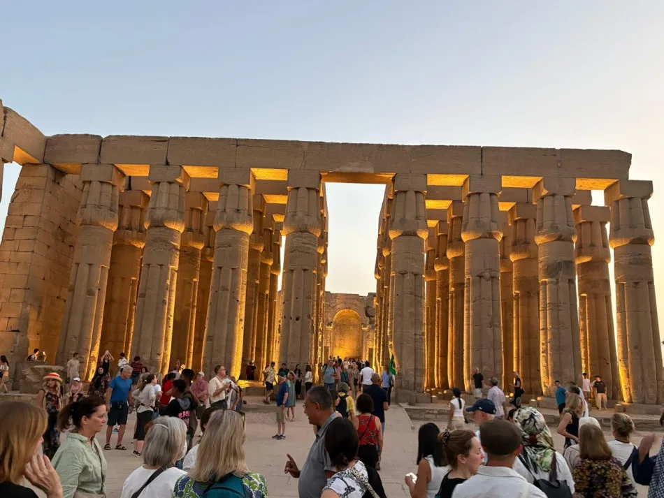 The Luxor Temple is a mark of Ancient Egyptian civilization