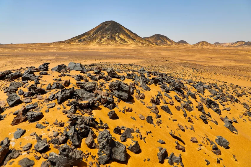 Black Desert in Egypt