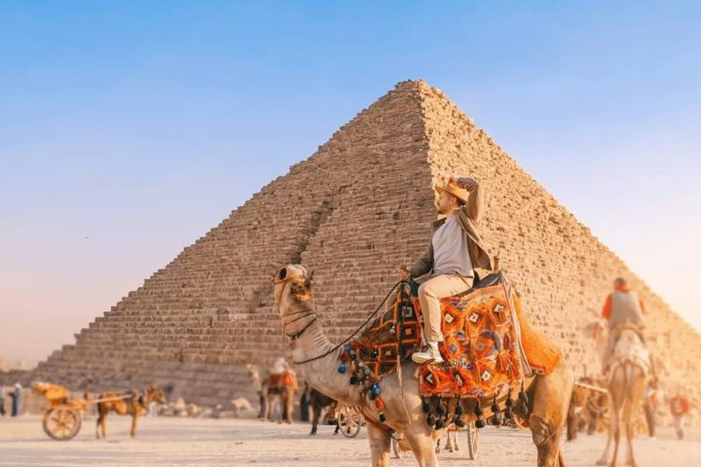 Discover Egypt’s ancient wonders with a private tour and camel ride