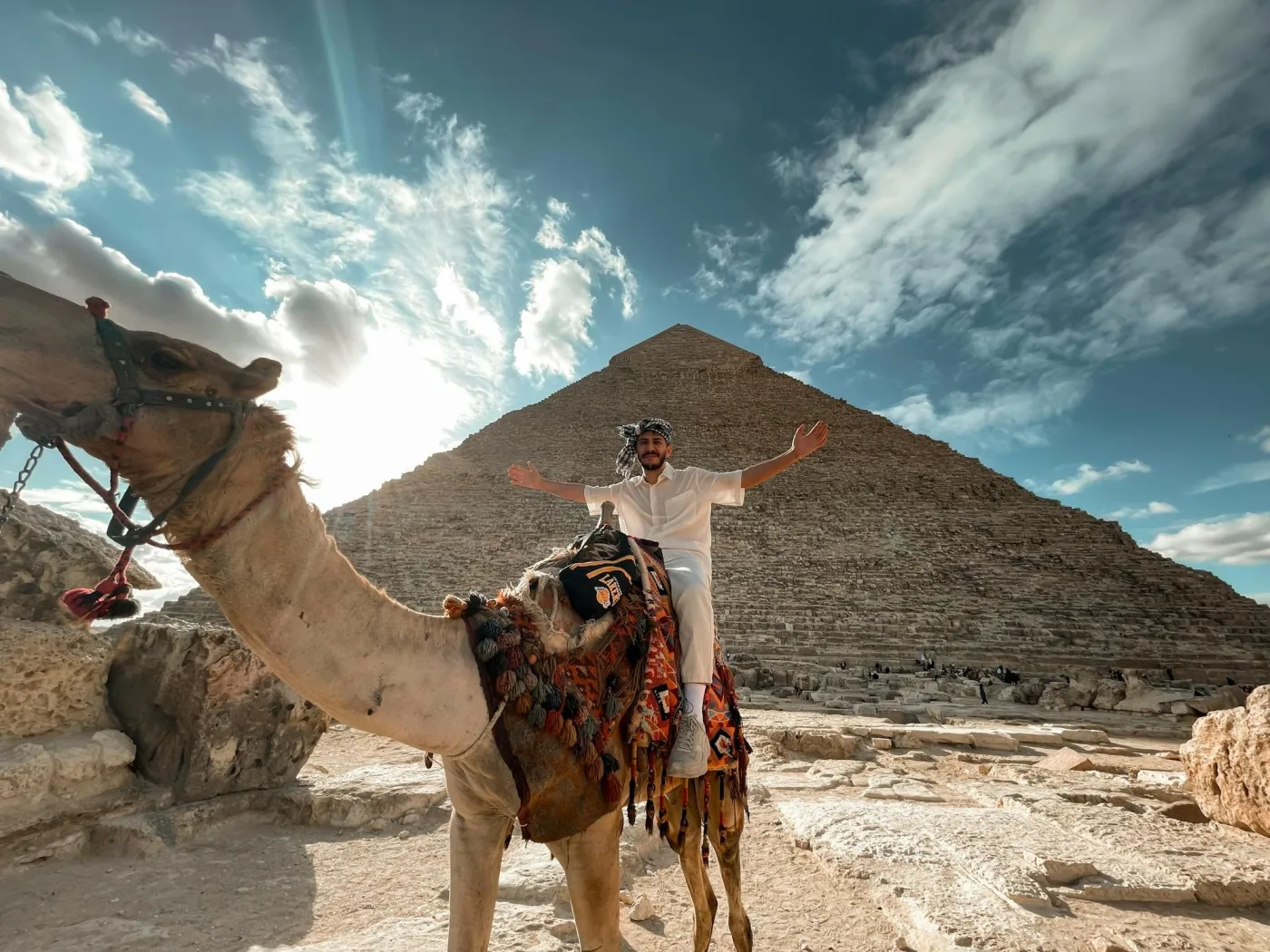 The Great Pyramid, the tomb of King Khufu (c.2589–2566 BC)