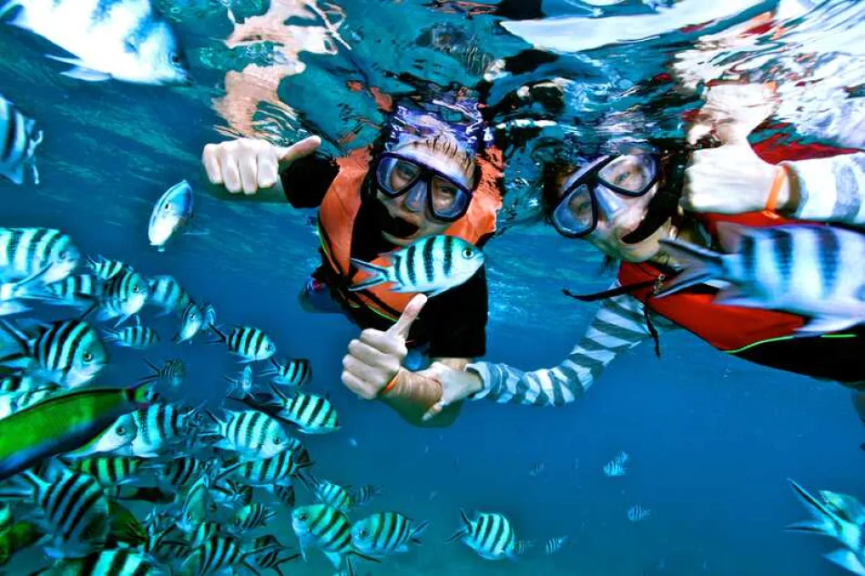 Snorkeling at Mahmya Island from Hurghada