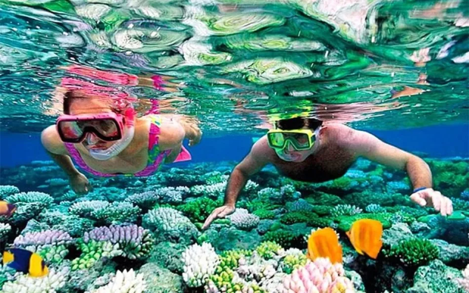Snorkeling at Mahmya Island from Hurghada