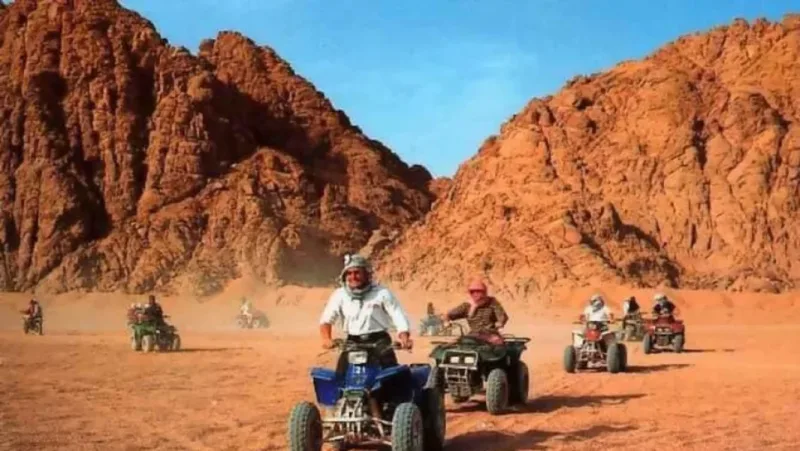 Quad biking tour from Dahab across Sinai desert