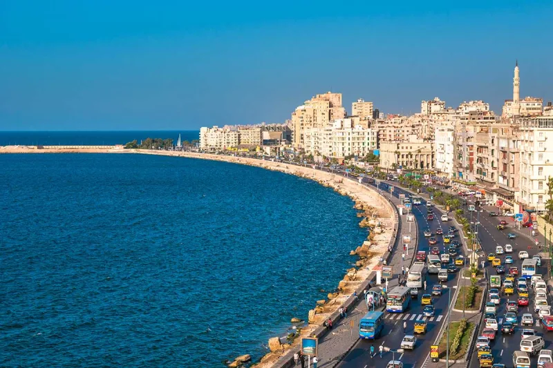 Stunning Alexandria sea view with the Mediterranean coastline