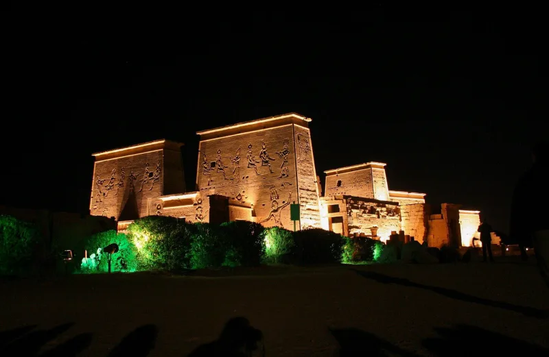 Sounds and Lights at the Temple of Philae