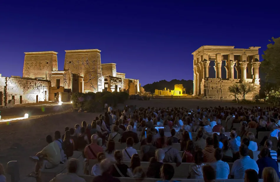 Enjoy Sounds and Lights Show at Aswan