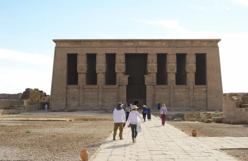 Explore the Temple of Hathor in Dendera
